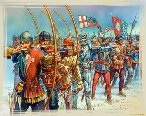 massacre des genois par la chevalerie française à la bataille de Crecy